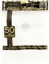 Kc Ctlry T. Spoon White 50Ct