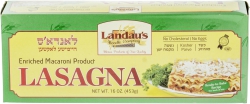 Enriched Macaroni Product Lasagna