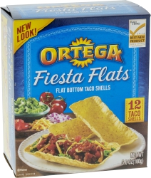 Fiesta Flats Flat Bottom Taco Shells