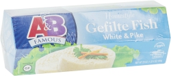 A & B Famous Homestyle Gefilte Fish White & Pike