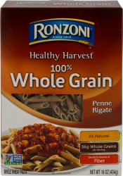 Healthy Harvest 100% Whole Grain Penne Rigate Pasta
