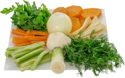 Cut Up Soup Greens