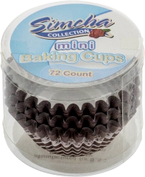 Sc  Bake Cup Mini Brown 72P