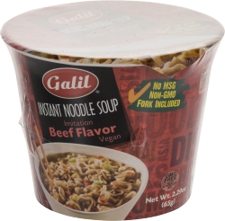 Instant Noodle Soup Imitation Beef Vegan
