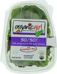Organic Baby Spinach/Spring Mix 50/50