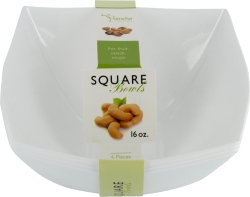 Sq Salad Bowls 4 Ct