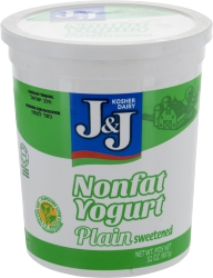 Non Fat Plain Yogurt Sweetened