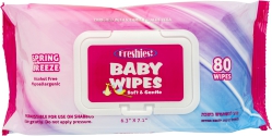 Freshies Wipes 80Ct W/Lid