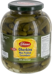 Spicy Gherkins Mini Pickled Cucumbers