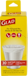 Glad Trash Bags, Small 30