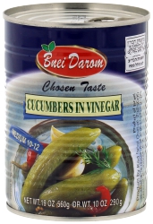 Cucumbers In Vinegar 10-12