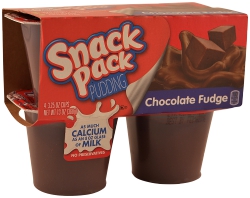 Hunts Snack Pack Choc Fudge