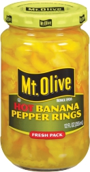 Hot Banana Pepper Rings