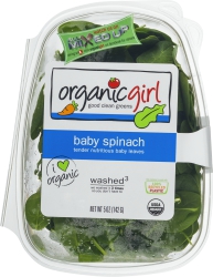 Triple Washed Baby Spinach