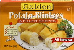 Potato Blintzes Filled Crepes - 6 Ct