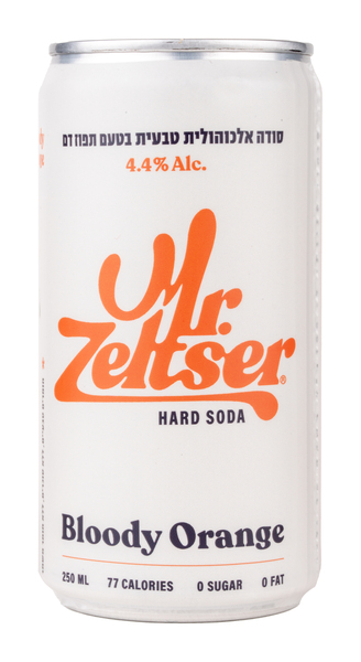 סודה אלכוהלית בטעם תפוז דם  4.4%  330 מל