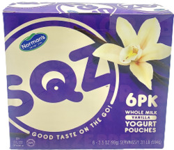 Whole Milk Yogurt Vanilla Pouches 6Pk