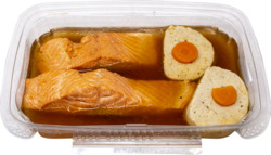 Cooked Salmon & Gefilte Fish Combo 2 Slice