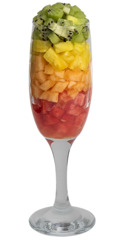 Glass Fruit Cups - W/Stand