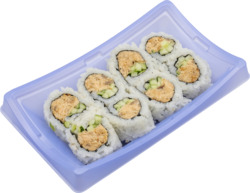 Cooked Salmon Cucumber Roll