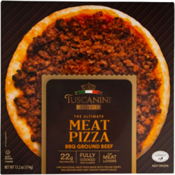 BBQ Ground Beef Meat Pizza