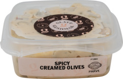 Hot Creamed Olives