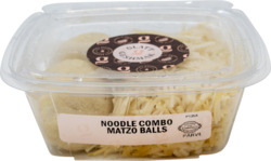 Matzo Balls Noodles Combo