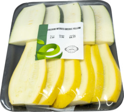 Zucchini Green & Yellow Slices (Squash)