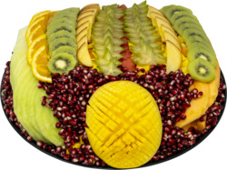 "Fruit Platter Large Round 16"""""