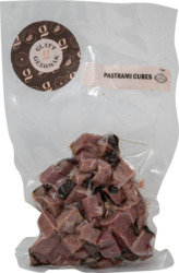 Vacuum Packed Navel Pastrami Cubes