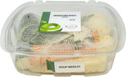 Checked Vegetable for Soup Medley