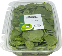 Baby Spinach Washed & Checked