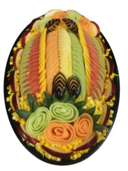 Fruit Platter Extra Large Flowers