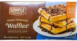 Belgian Waffles Choc Chip 6 Pk