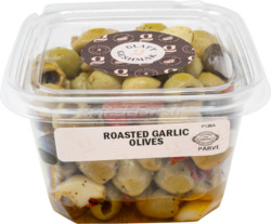 Roasted Garlic Olives