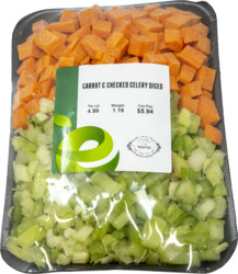 Carrot & Checked Celery Diced