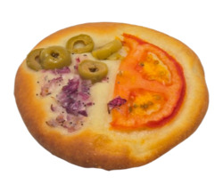 2 Inch Focaccia Assorted Topping - Mezon