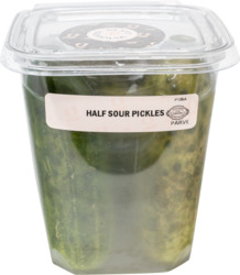 Half Sour Pickles