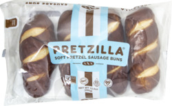Soft Pretzel Sausage Buns