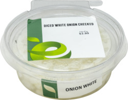 White Onion Checked Diced