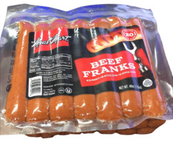 Beef Franks 20 Pc