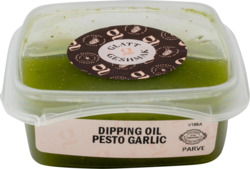 Pesto Garlic Dipping Oil