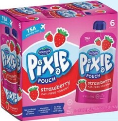 Pixie Pouch Strawberry Yogurt 6 ct