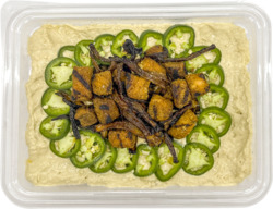 Chummus & Garlic Olives