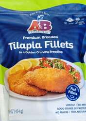 Premium Breaded Tilapia Fillets
