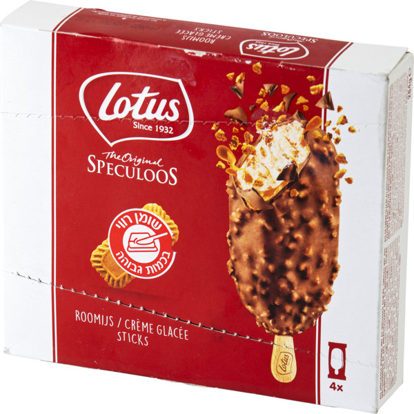 מאגדת גלידה לוטוס 4 יח 284 גר