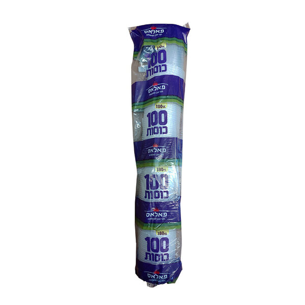 כוס שתיה קרה 100 יח
