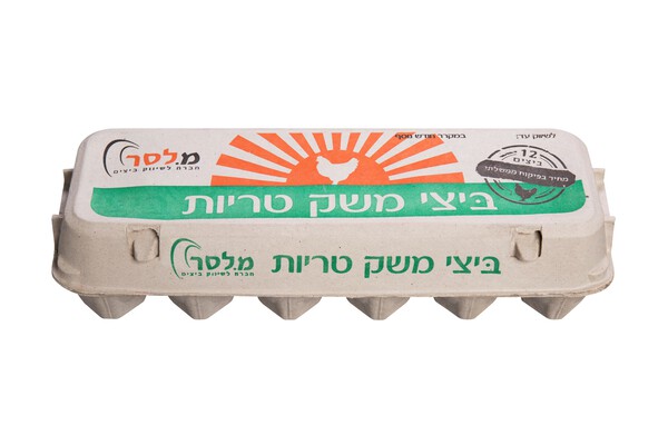 12 ביצי משק טריות M לסר