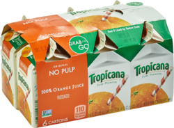 Orange Juice No Pulp 6 ct