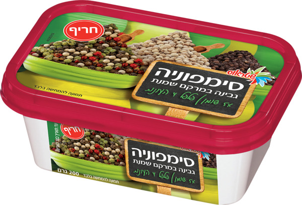 סימפוניה גבינה במרקם שמנת פלפל 4 העונות 5%